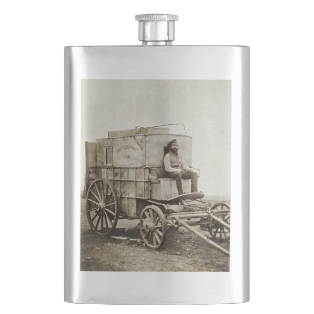 Flasque Photographie Wagon de Roger Fenton Photo Réalisme (devant)