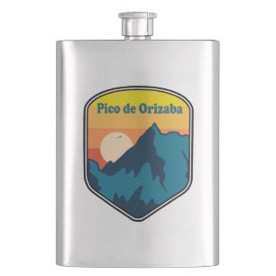 Flasque Pico de Orizaba Mexique Sunrise