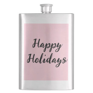 Flasque Pink pastel joyaux vacances Noël stylet simple