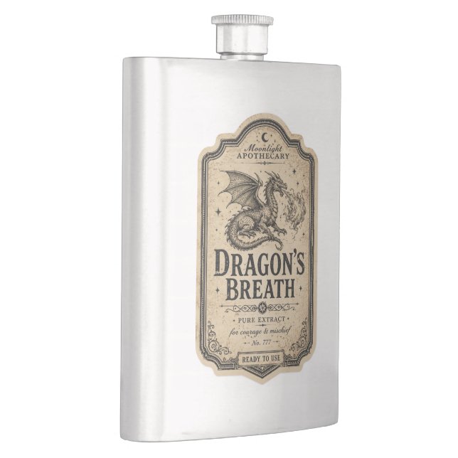 Flasque Potion de l'Apothicaire Sorcière Vintage (Droite)