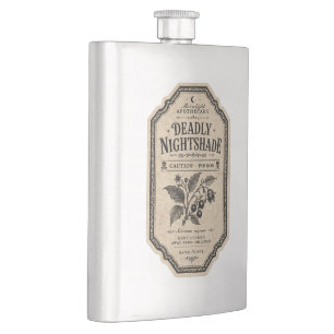 Flasque Potion de l'Apothicairerie de Sorcière Vintage