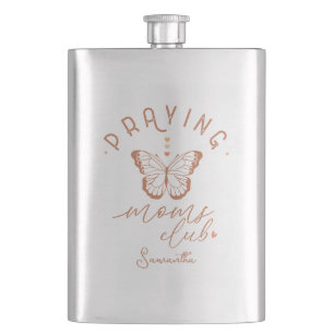 Flasque Praying Moms Club : Butterfly Boho Design Vintage
