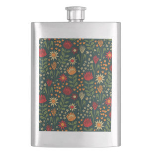 Flasque Protea Floral Block Imprimer Millefleur darnes