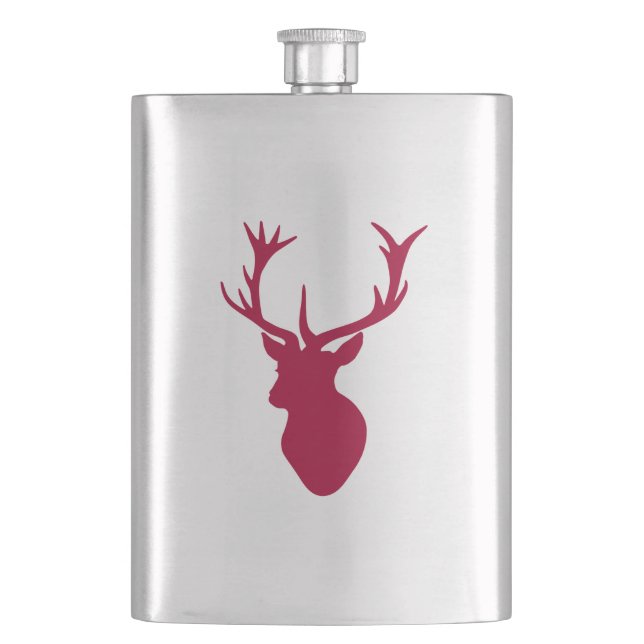 Flasque Red tag Head Christmas ou Stag Party (devant)