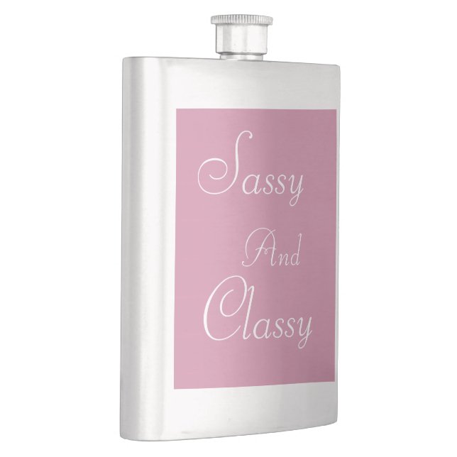 Flasque Rose Sassy et Classy> Masque féminin (Droite)
