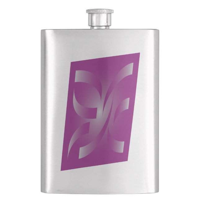 Flasque Rubans magenta (devant)