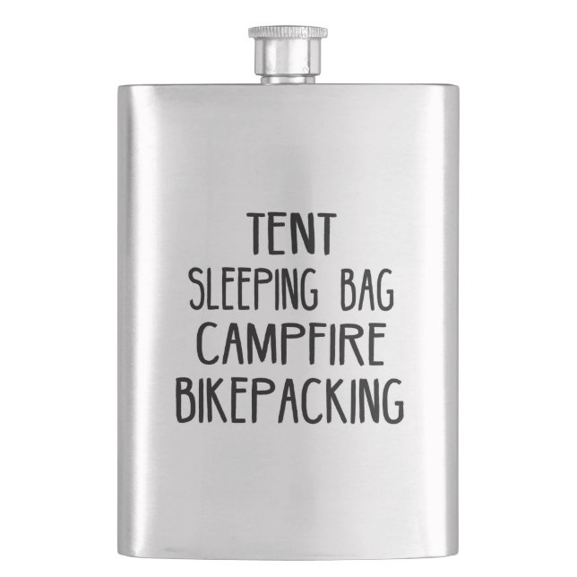 Flasque Sac à couchage Tente Feu de campagne Bikepacking (devant)