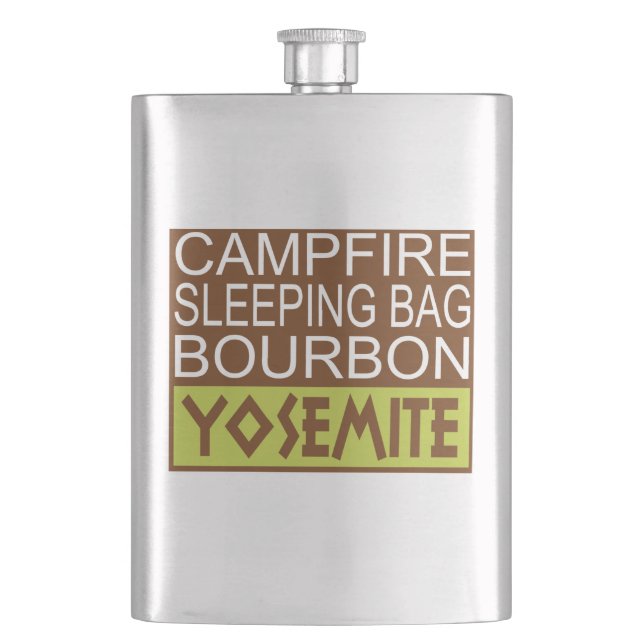 Flasque Sac couché de feu Bourbon Yosemite (devant)