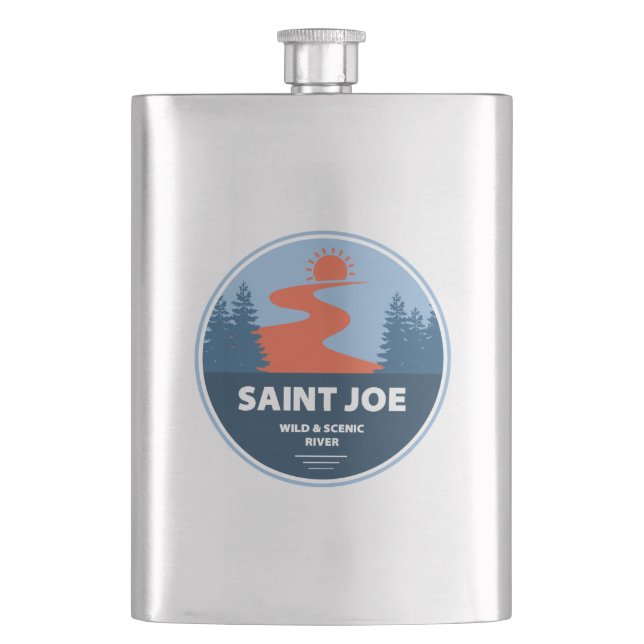Flasque Saint Joe Wild Et Rivière Pittoresque Idaho (devant)