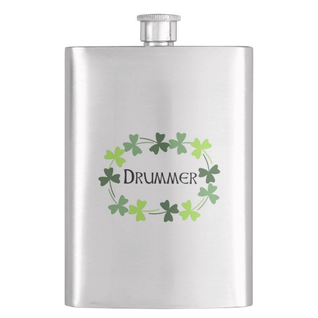 Flasque Shamrock tambour Oval (devant)