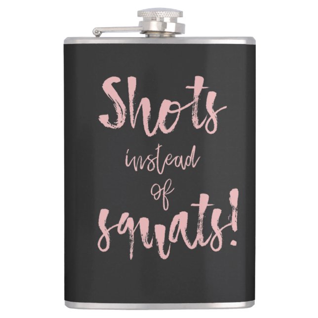 Flasque Shots Au Lieu De Squats (Devant)