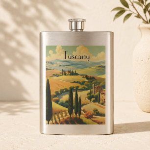 Flasque Souvenir de voyage de la campagne italienne vintag