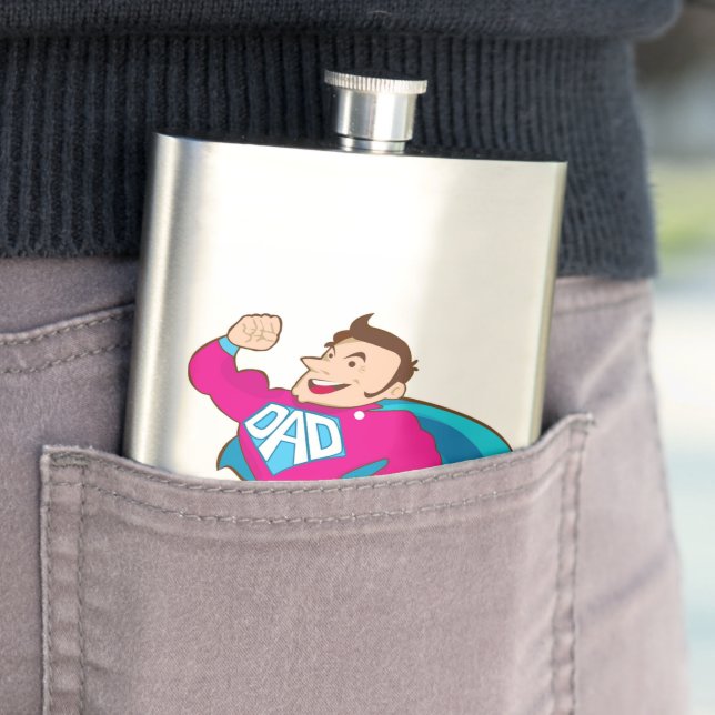 FLASQUE SUPER DAD (En situation)