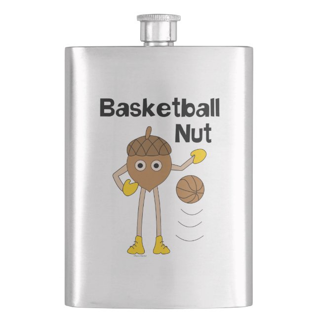 Flasque Texte de la coupe de basket (devant)