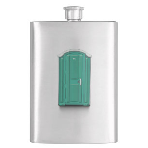 Flasque Toilette de Portable de turquoise