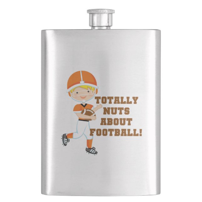 Flasque Totalement Nuts au sujet du football (devant)