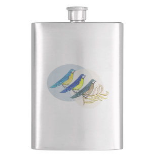 Flasque Trois oiseaux