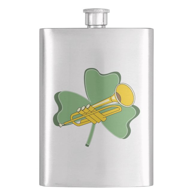 Flasque Trumpet shamrock (devant)