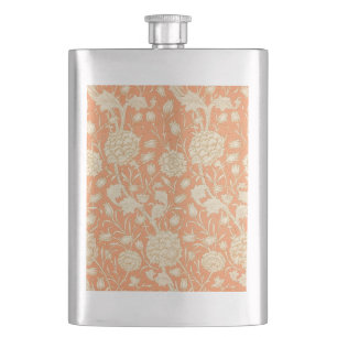Flasque Tulipe sauvage de William Morris, motif floral vin