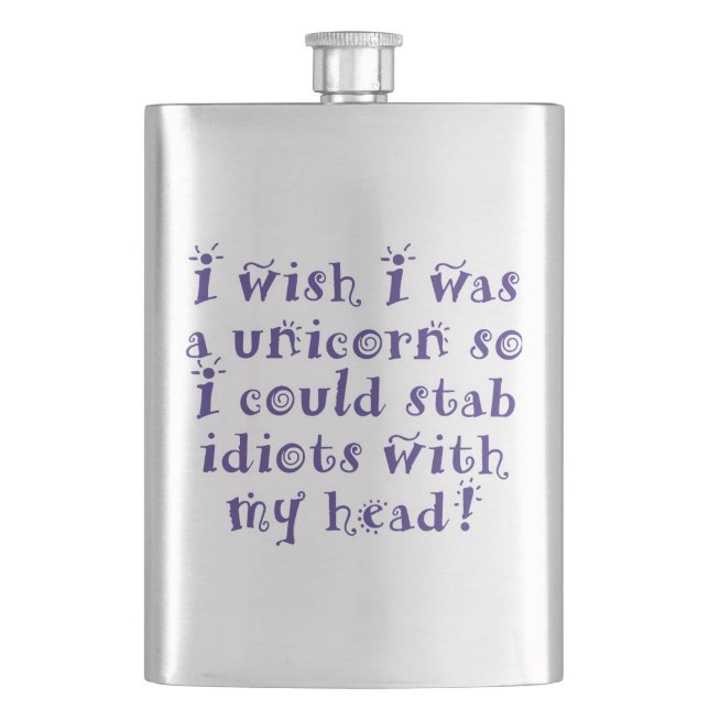 Flasque Unicorms_idiots (devant)