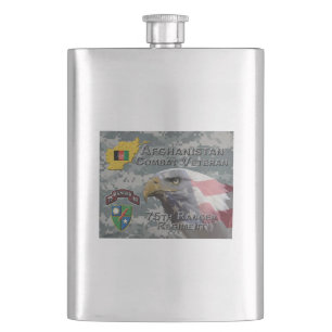 Flasque Vétéran de combat afghan 75e régiment de rangers
