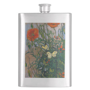 Flasque Vincent van Gogh - Papillons et papillons