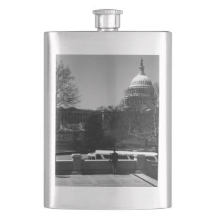 Flasque Vintage États-Unis Washington The Capitol street