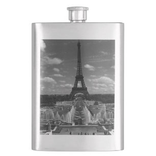 Flasque Vintage France Paris Fontains Tour Eiffel