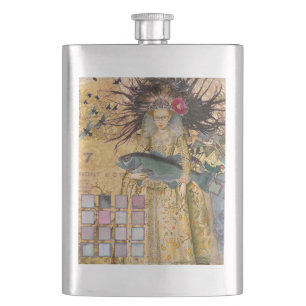 Flasque Vintage Pisces femme gothique classique