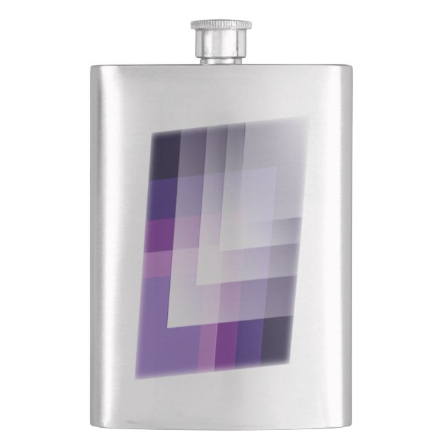 Flasque Violet et blanc (devant)