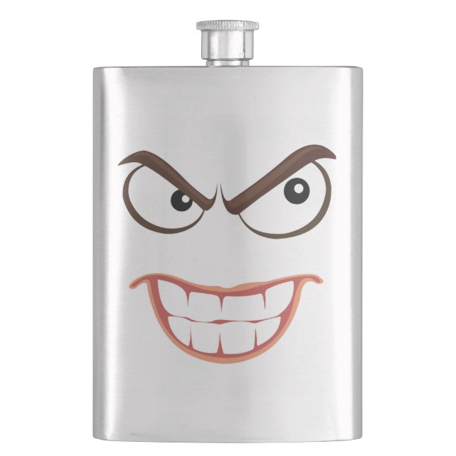 FLASQUE VISAGE SINISTRE (devant)