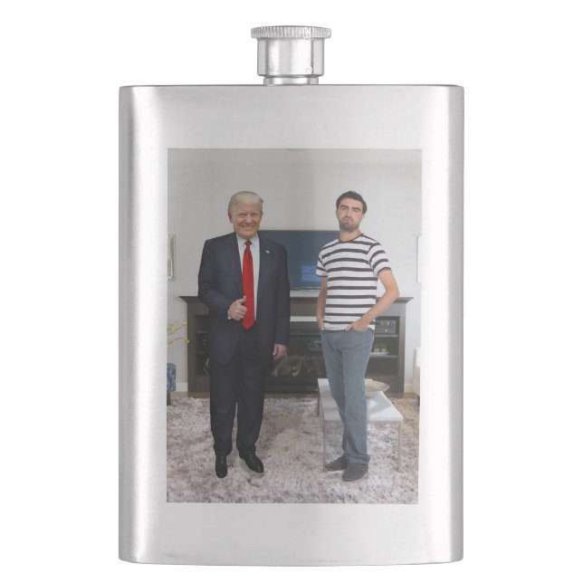 Flasque Vous avez rencontré le Président Donald Trump| Ajo (devant)