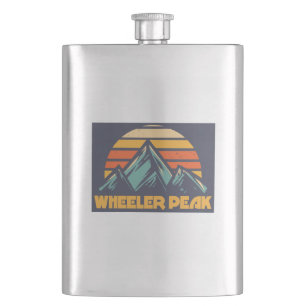 Flasque Wheeler Peak New Mexico Retro Turquoise