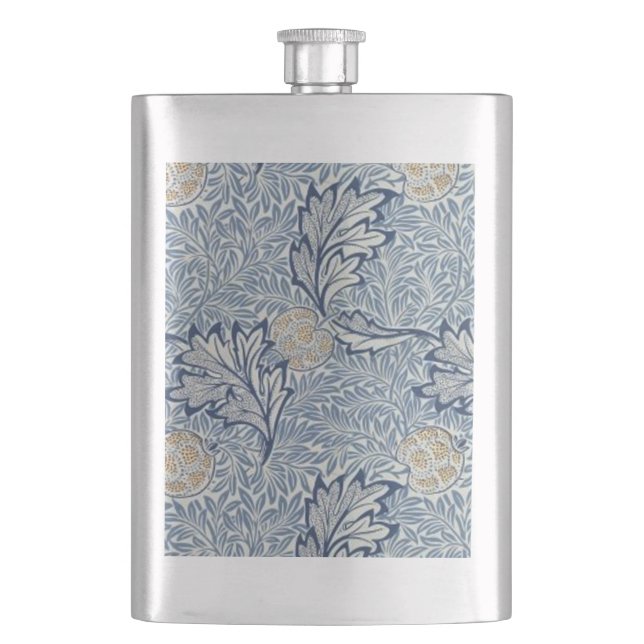 Flasque William Morris Flower Floral Design (devant)