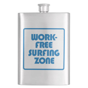 Flasque Zone de surf sans travail