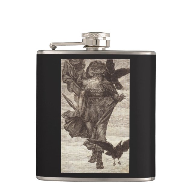 Flasques 1871 Odin, Dieu nordique de la sagesse (Devant)