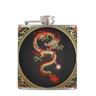 Flasques [400] Dragon chinois d'or Fucanglong