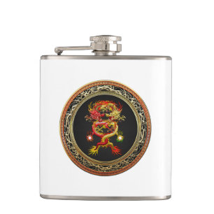 Flasques [500] Dragons rouges et jaunes