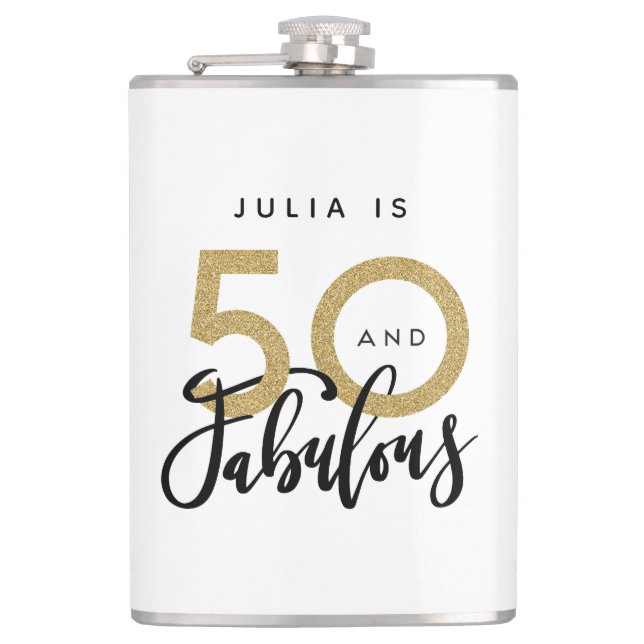 Flasques 50 ans et fabuleux anniversaire de style  (Devant)