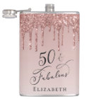 50 Fabuleux Anniversaire Rose Parties scintillant 