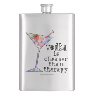 FLASQUES À COCKTAIL, LE VODKA EST MOINS CHER QUE L