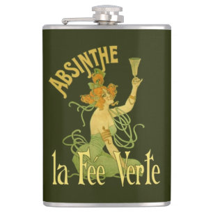 Flasques Absinthe Green Fairy La Fee Verte, Poster Steampun