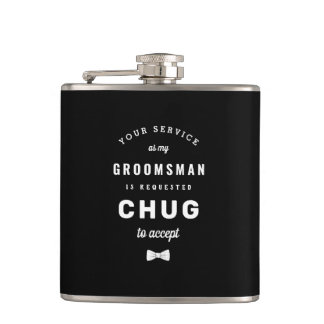 Flasques Accepter Groomsman