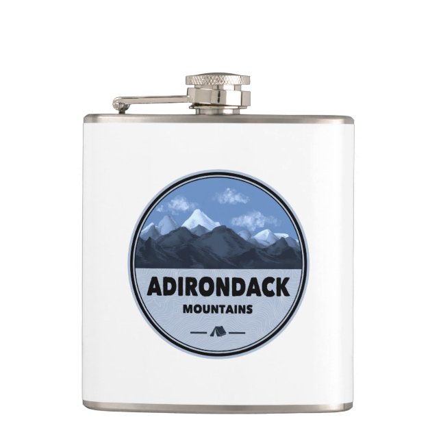 Flasques Adirondack Mountains New York Camping (Devant)