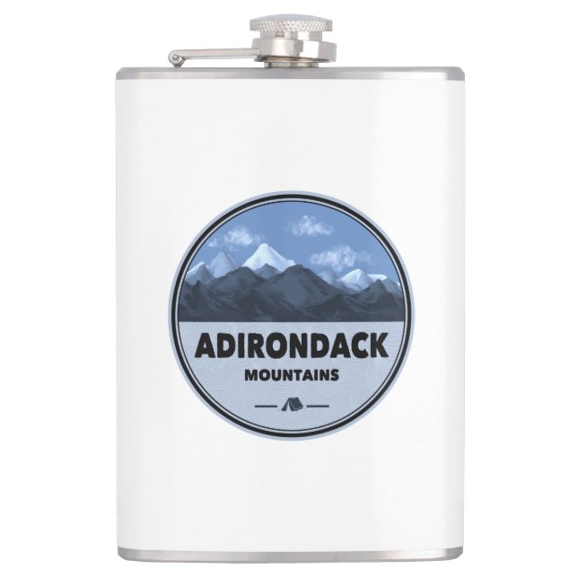 Flasques Adirondack Mountains New York Camping (Devant)