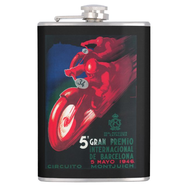 Flasques Affiche de moto de Premio Internat'l de mamie 5 (Devant)