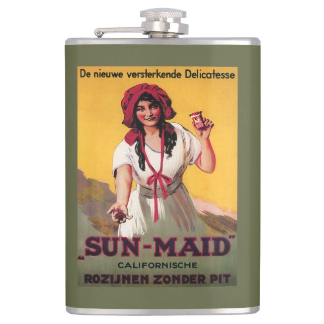 Flasques Affiche de raisin sec de la Californie de (Devant)