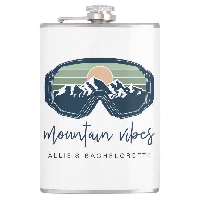 Flasques ALLIE Ski Snowboard Goggle Mountain Vibes (Devant)