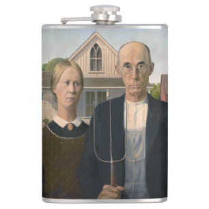 Flasques American Gothic : Vie rurale pauvre paysan