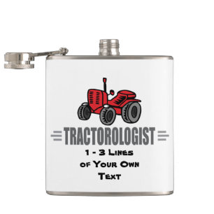 Flasques Amour drôle de tracteur